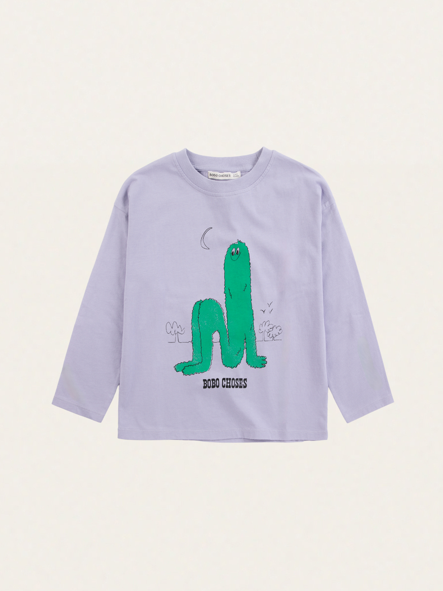 Bawełniany long sleeve Kids Long Puff