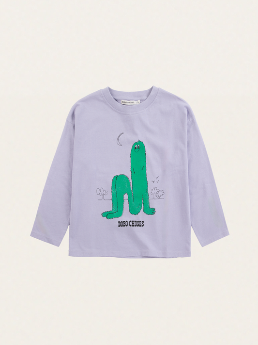 Bawełniany long sleeve Kids Long Puff