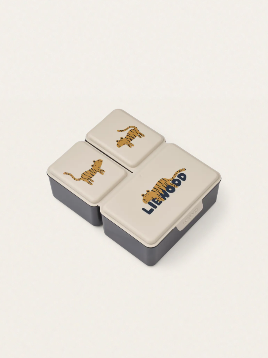 Trójdzielny lunchbox Driss Tiger / Sandy