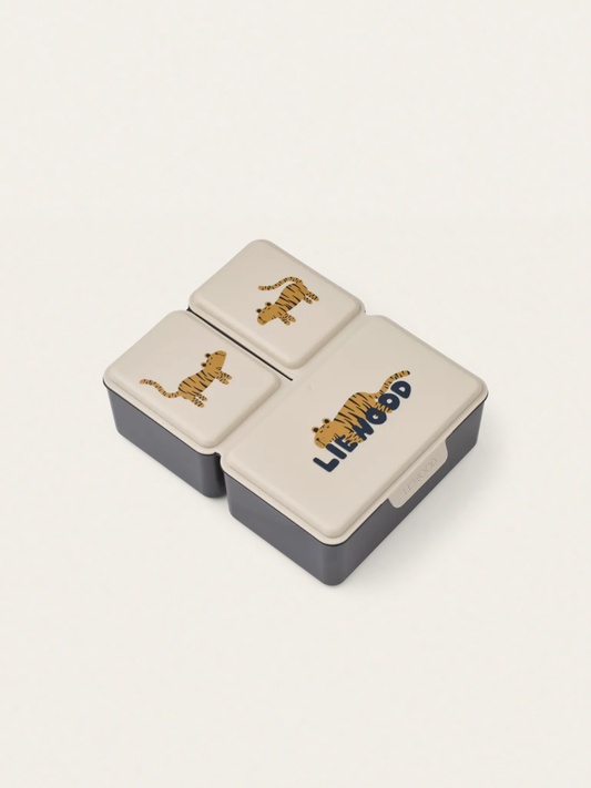 Trójdzielny lunchbox Driss Tiger / Sandy