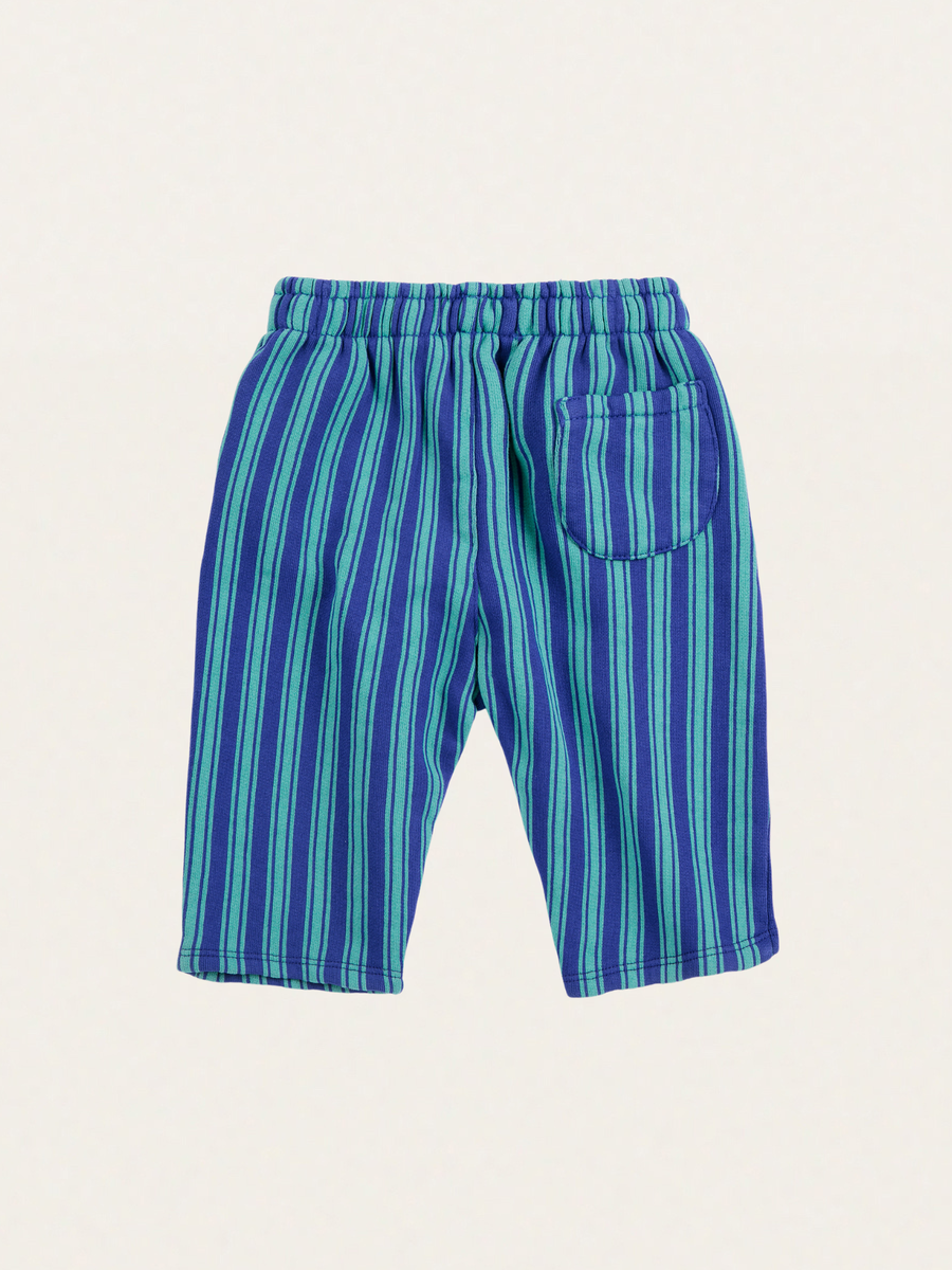 Bawełniane spodnie joggersy Baby Booo Bo Choses Tag stripes