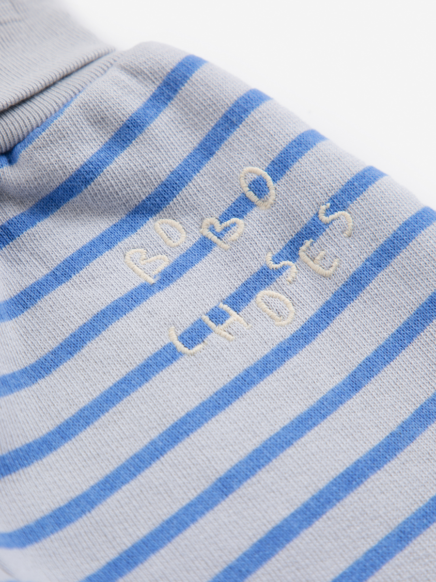 Bawełniane spodnie joggersy Baby Bobo Choses Stripes