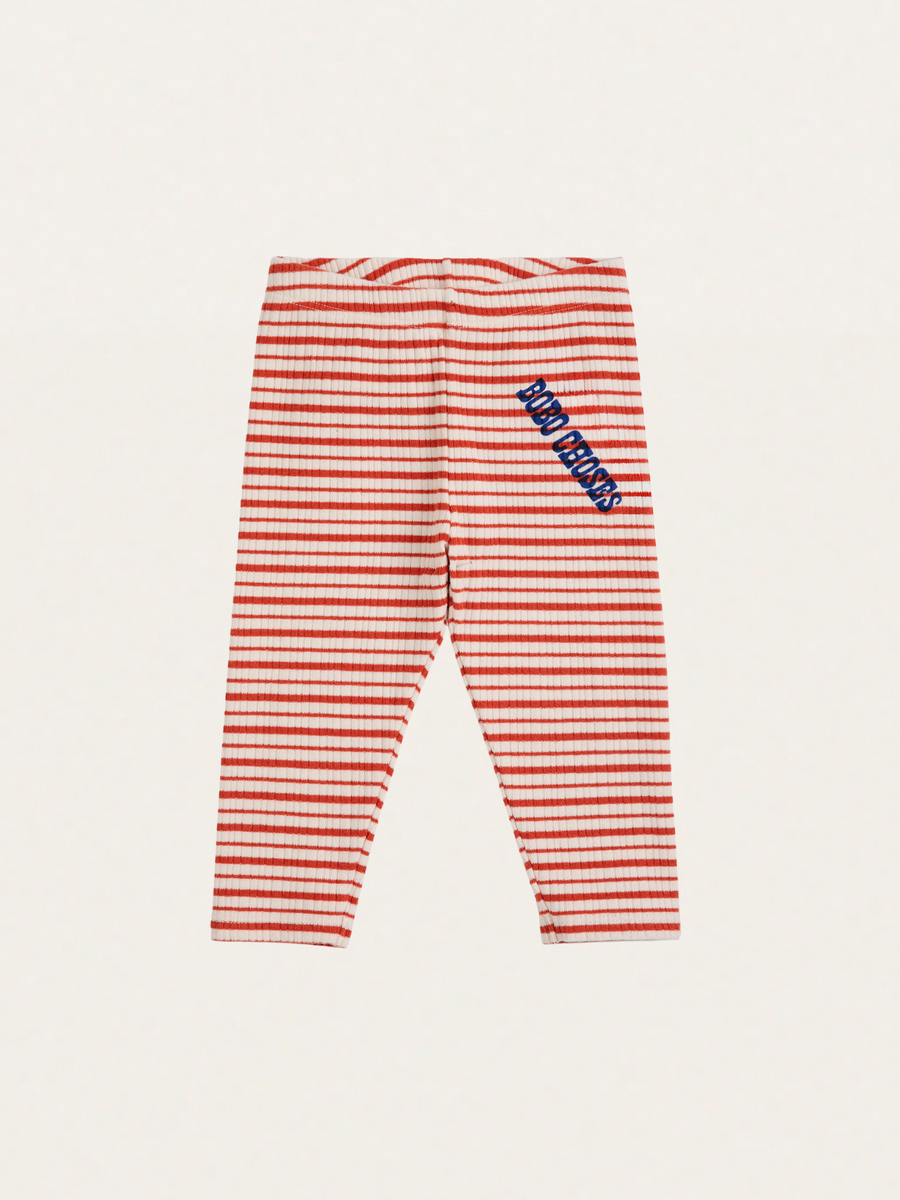 Bawełniane legginsy Baby Bobo Choses Pop stripes