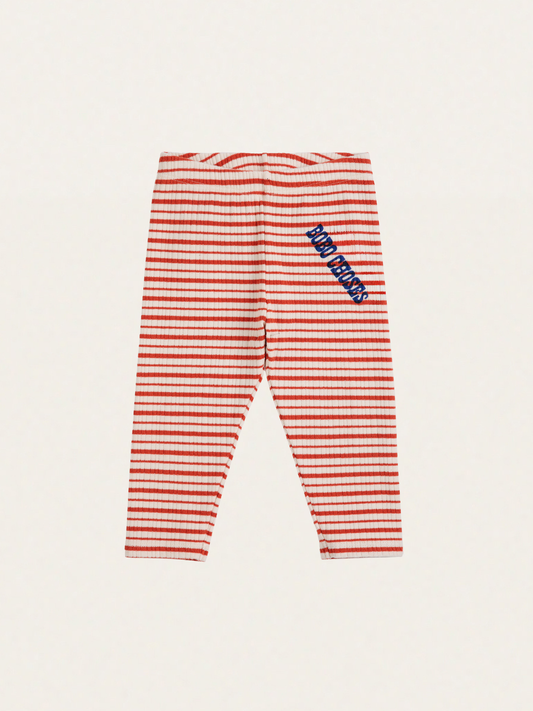 Bawełniane legginsy Baby Bobo Choses Pop stripes