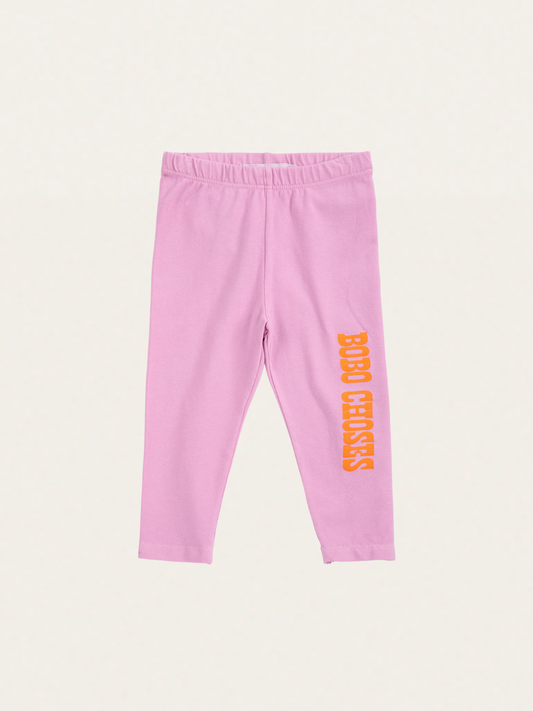 Bawełniane legginsy Baby Bobo Choses Pop Pink
