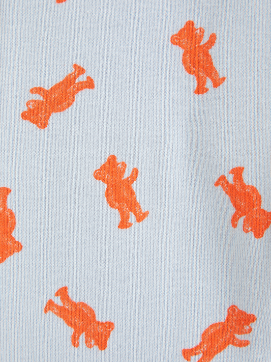 Bawełniane legginsy Baby Softpaw Monster all over
