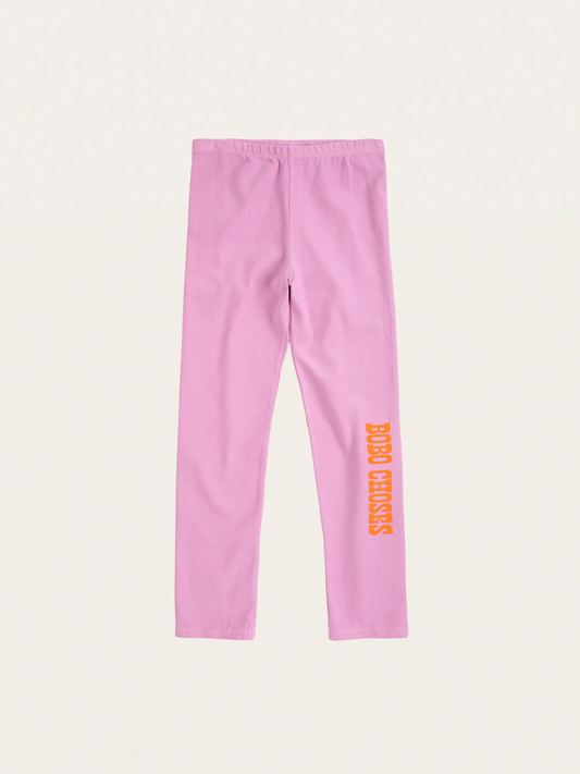 Bawełniane legginsy Kids Bobo Choses Pop Pink