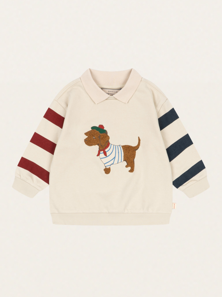 Bawełniana bluza polo Spotty
