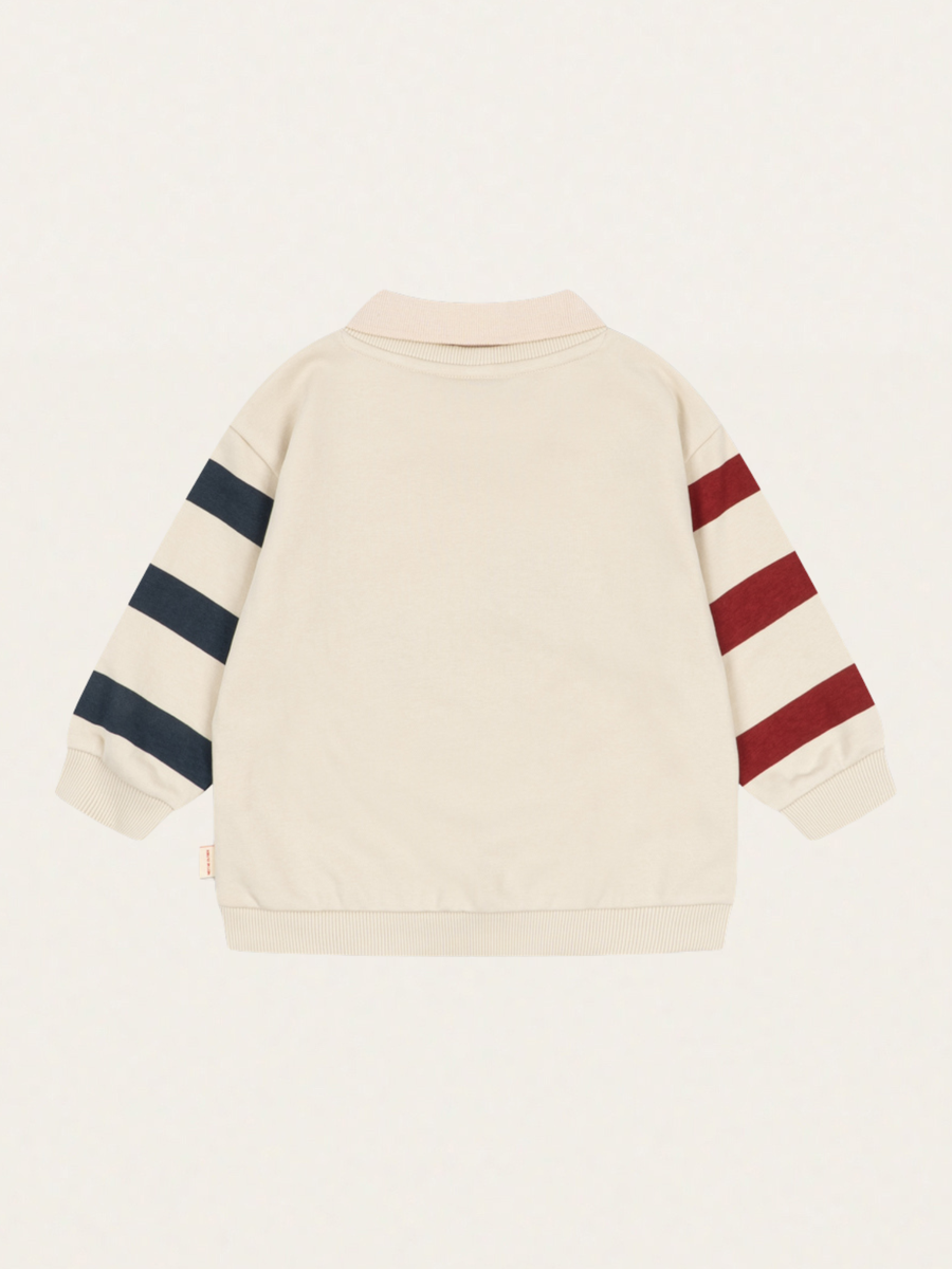 Bawełniana bluza polo Spotty