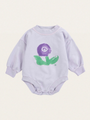 Bawełniane body o kroju bluzy Stamp Bloom