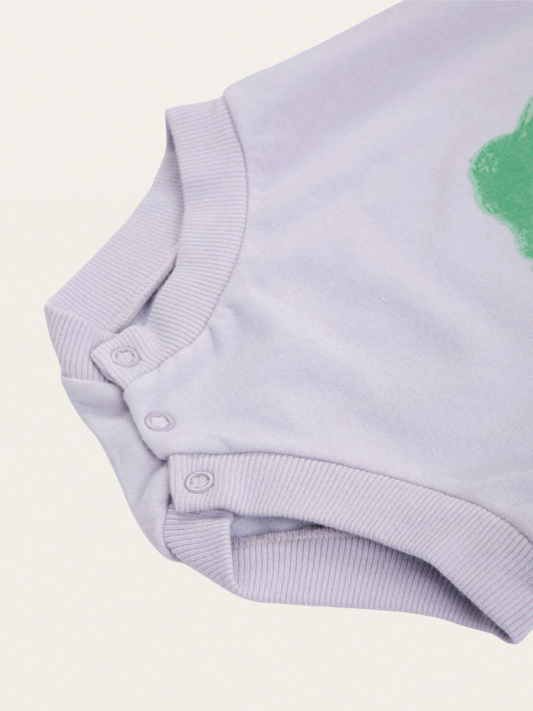 Bawełniane body o kroju bluzy Stamp Bloom