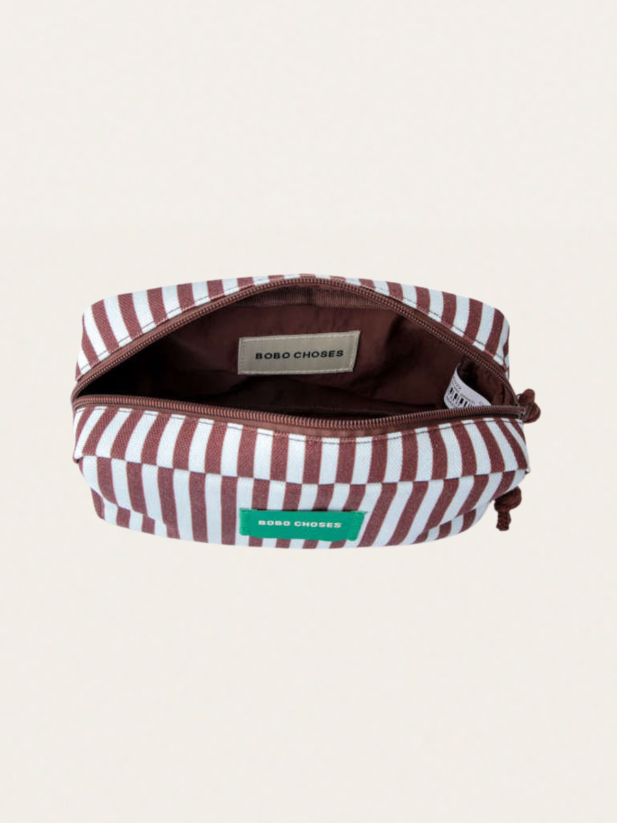 Bawełniana kosmetyczka - saszetka Striped canvas