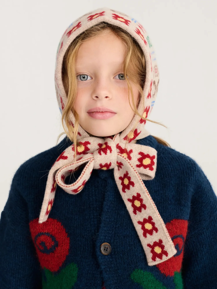 Wełniana czapka - bonetka Kids Bobo Choses knitted chapka