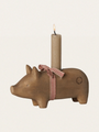 Świecznik bożonarodzeniowy - Pig candle holder Medium
