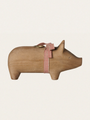 Świecznik bożonarodzeniowy - Pig candle holder Medium