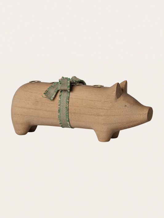 Świecznik bożonarodzeniowy - Pig Advent medium