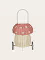 Kosz na kółkach Rattan Mushroom Luggy