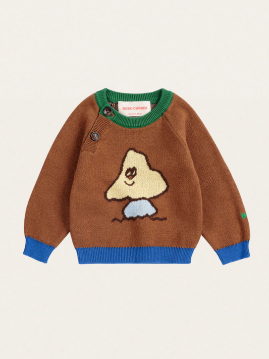 Bawełniany sweterek Baby Mush Monster