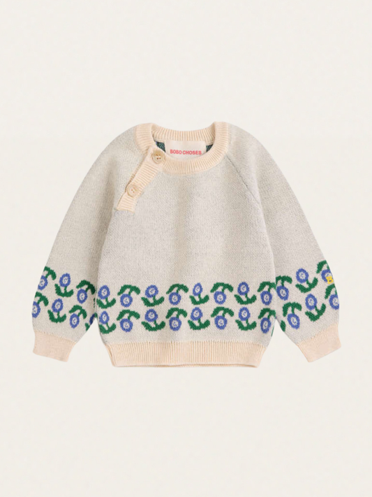 Bawełniany sweterek Baby Stamp Bloom
