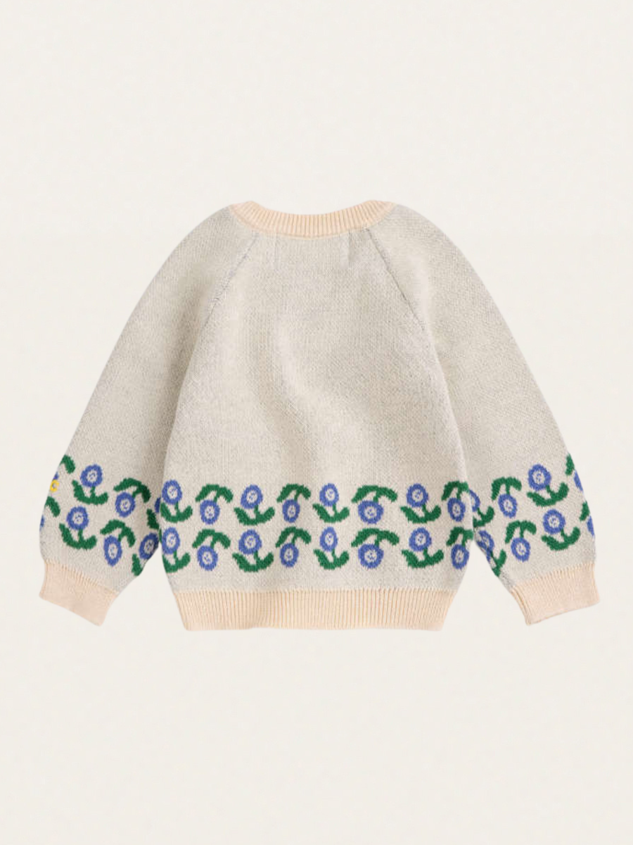Bawełniany sweterek Baby Stamp Bloom