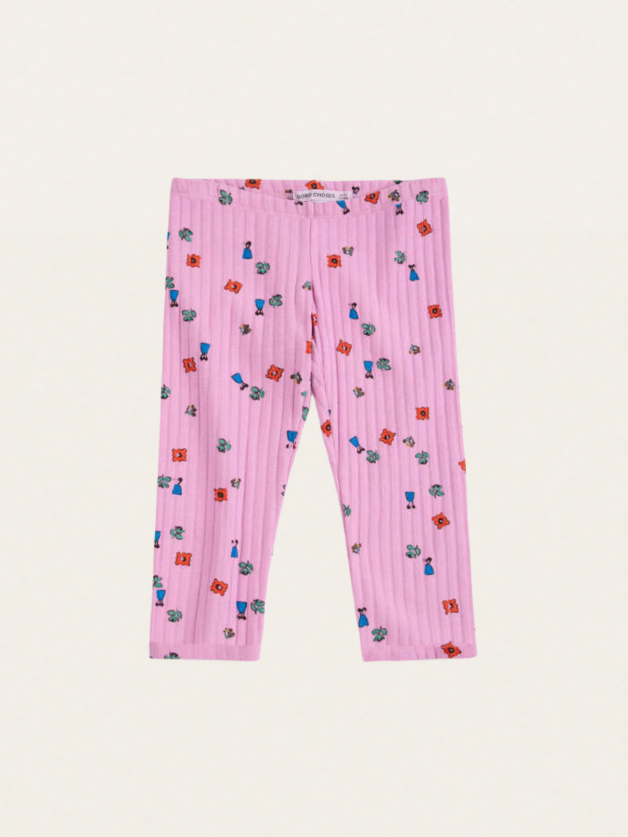 Bawełniane legginsy Baby Blossom all over