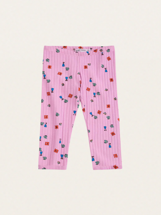 Bawełniane legginsy Baby Blossom all over