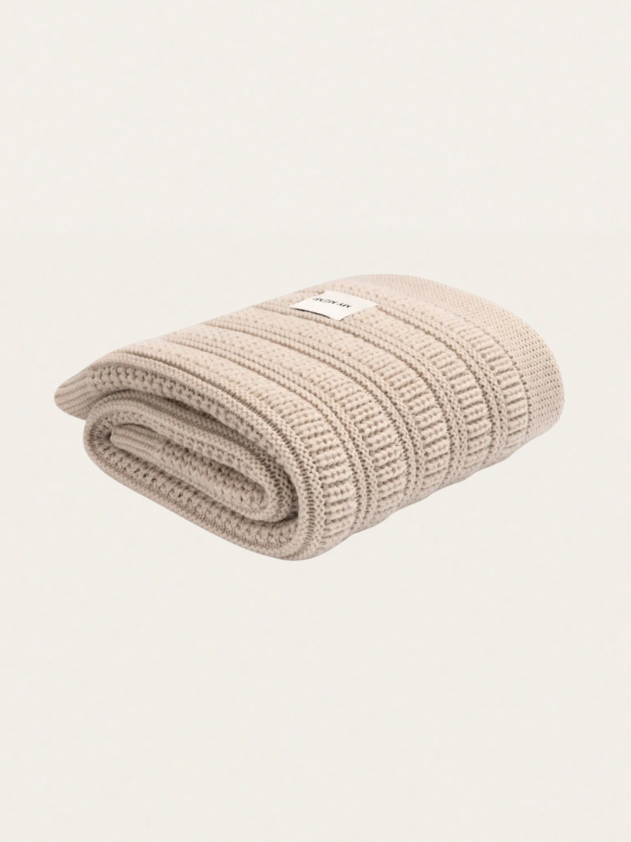 Kocyk z wełny merino Fjord - premium collection