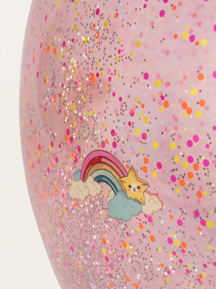 Piłka do skakania Glitter Jump Ball Rainbow