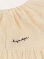 Tiulowa sukienka z kokardą Bow Dress Parchment