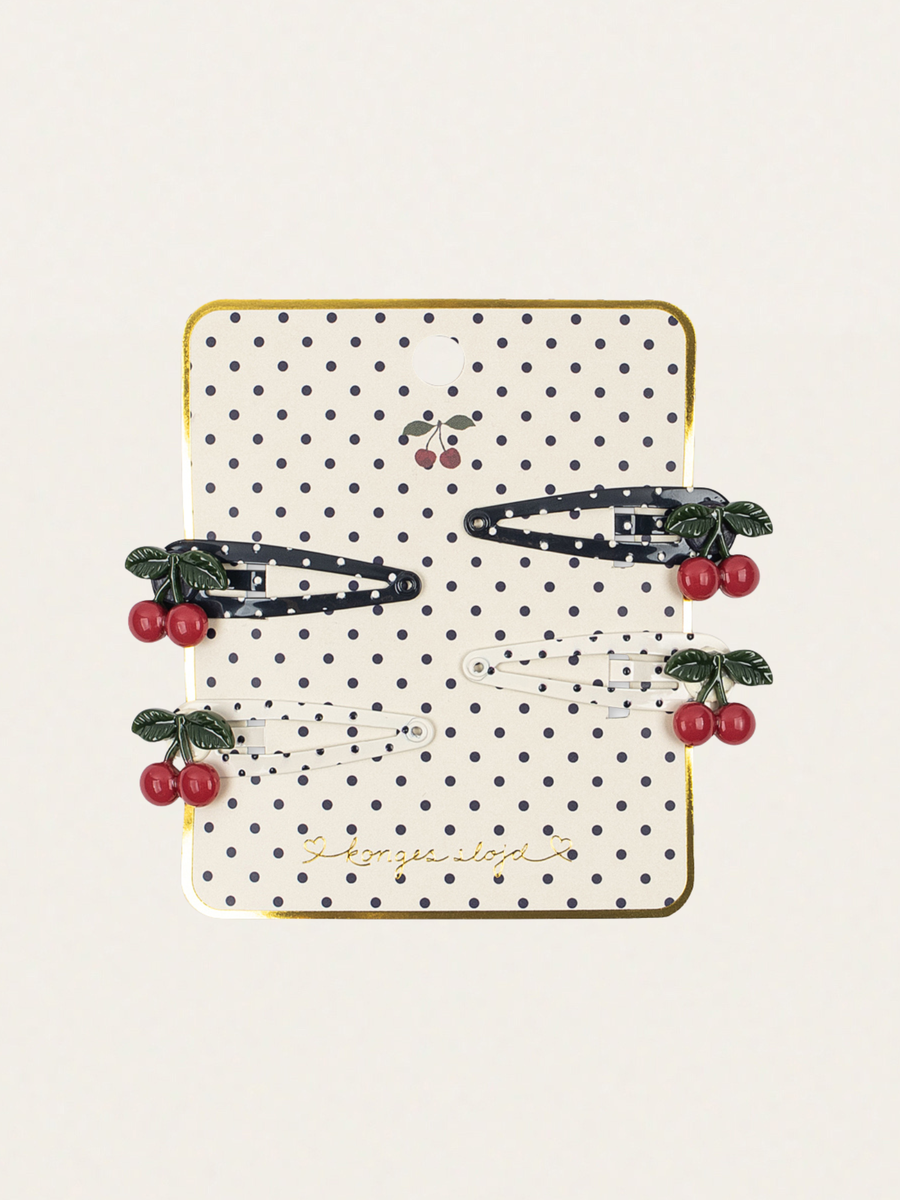 Spinki do włosów Cherry Dot 4 szt.