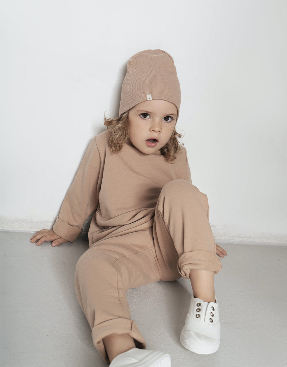 Basic cotton trousers