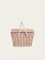 Rattan picnic basket