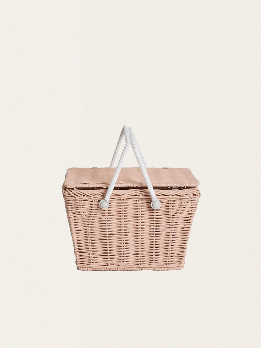Rattan picnic basket