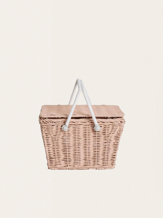 Rattan picnic basket