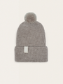 'Cozy Merino' chunky hat with pompom