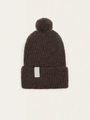 'Cozy Merino' chunky hat with pompom