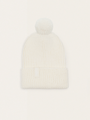 'Cozy Merino' chunky hat with pompom