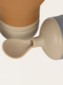 Silicone smoothie container with spoon 2 pcs.