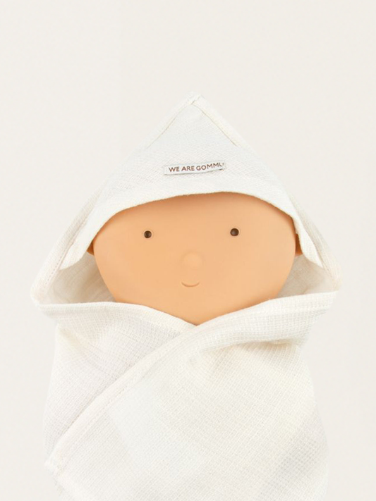 Ręcznik z kapturkiem dla laleczek Gommu Baby