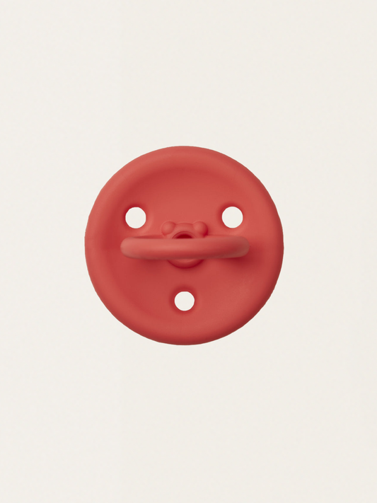 Paula pacifier 3-pack silicone pacifier set Apple red multi mix