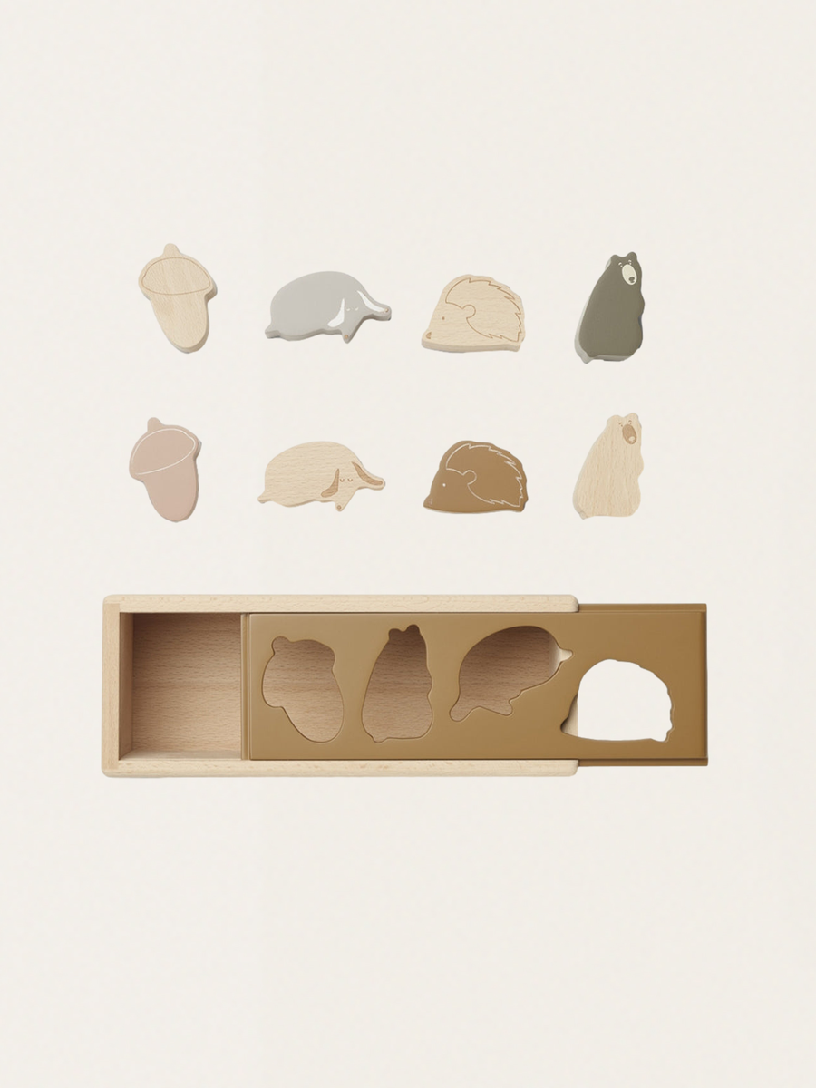 Friendship golden caramel wooden sorter