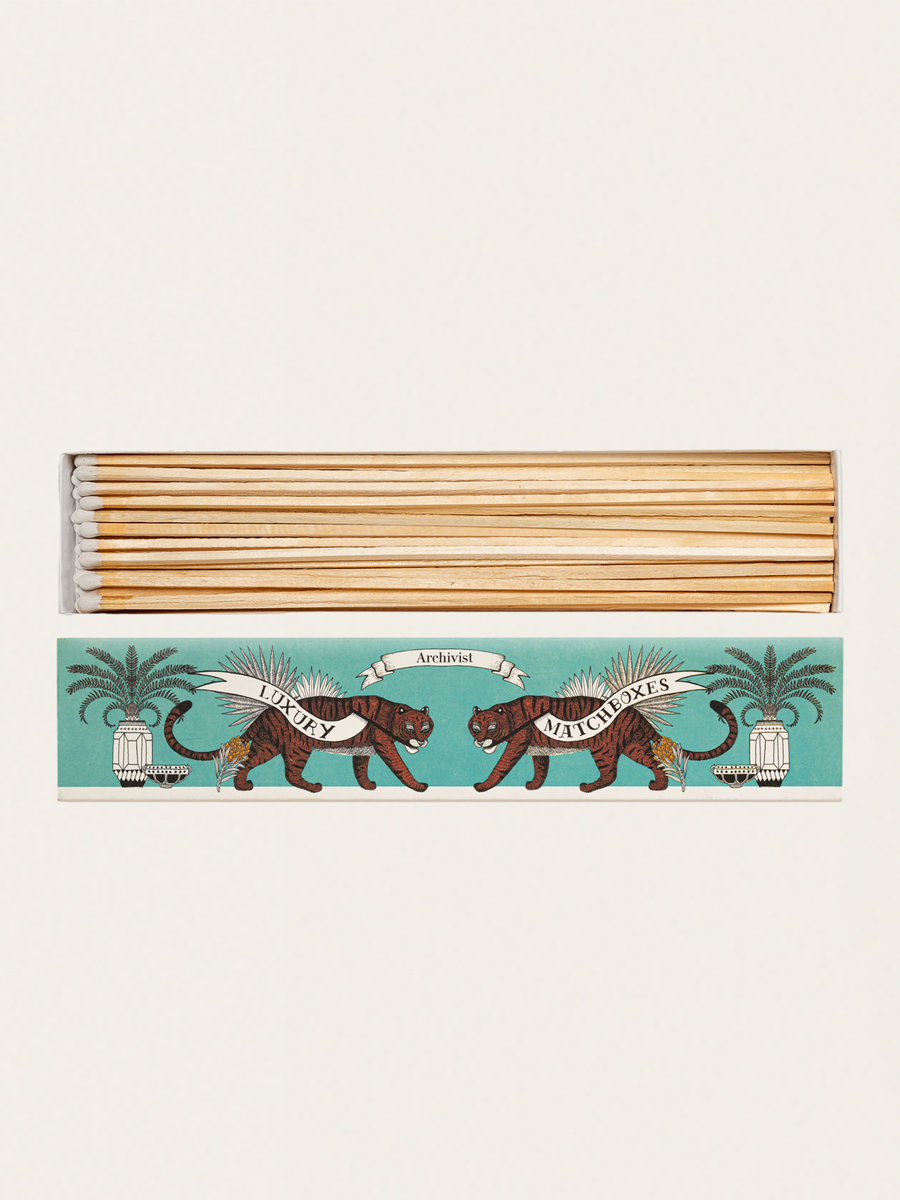 Lange Streichhölzer in einer eleganten Vintage-Box – Long Tiger