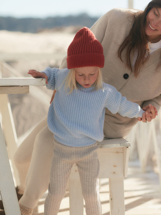 Chunky merino wool hat