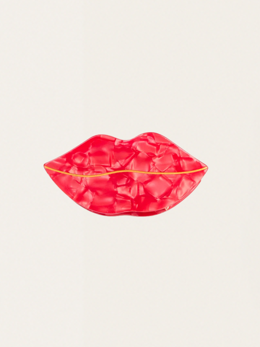 Lips hair clip 