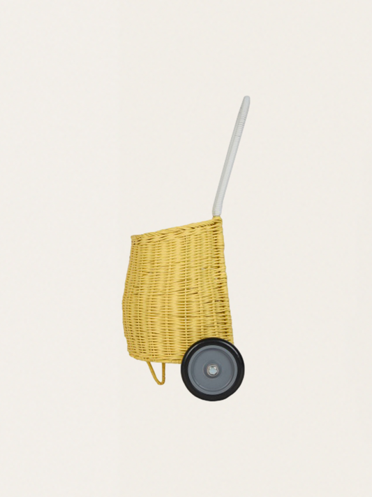 Rattan Luggy Wheeled Basket