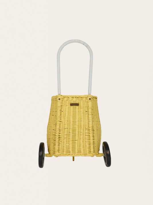Rattan Luggy Wheeled Basket